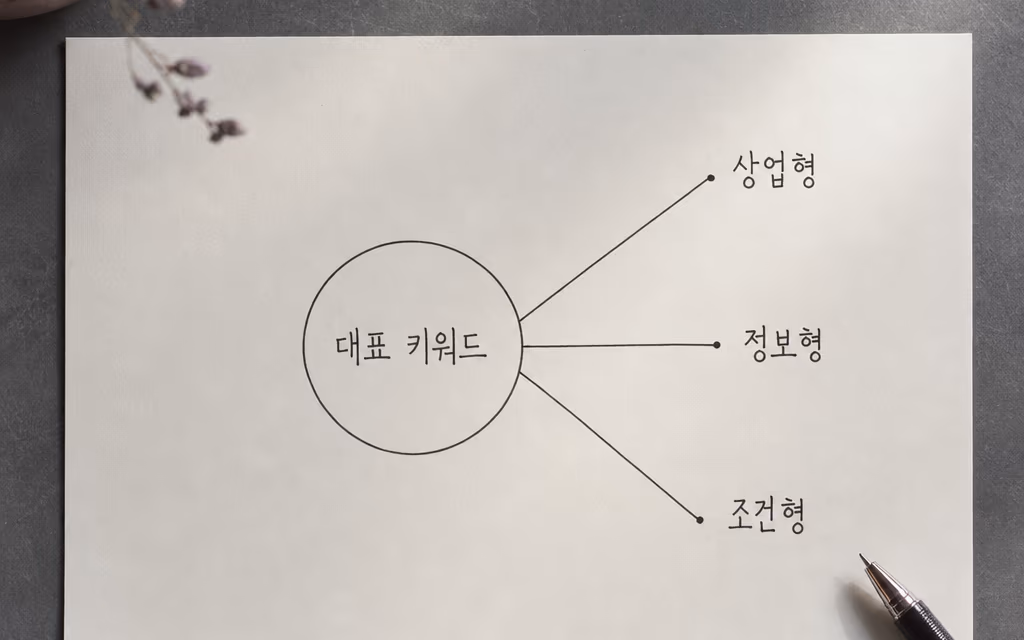 성격별로 정리된 매장 키워드 지도 문서