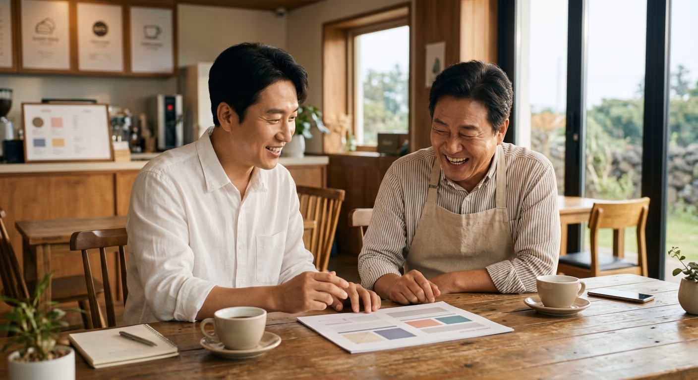 노트에 옮겨 적는 키워드 구조