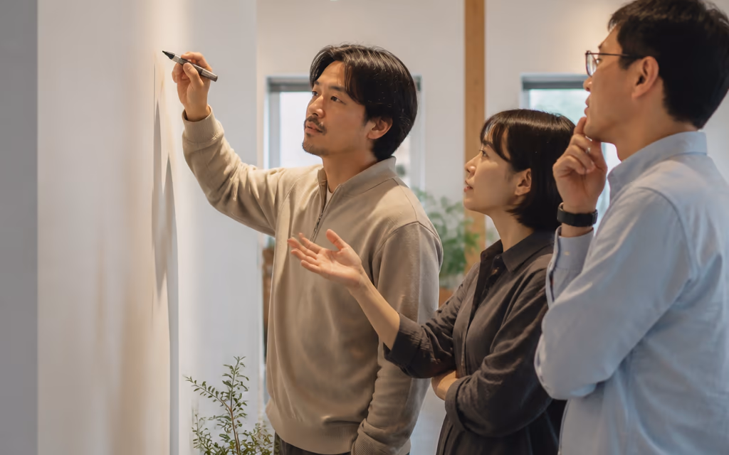 제주 여름 성수기 시즌 광고 소재 기획 화이트보드