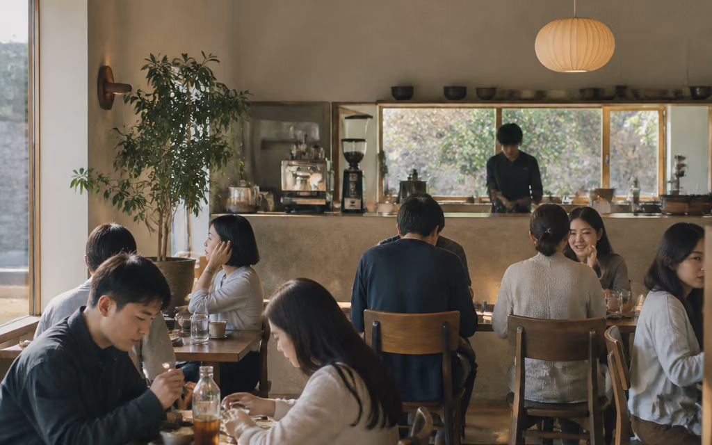 광고 성과 월별 리포트 PDF 한 장 요약본을 들고 있는 담당자