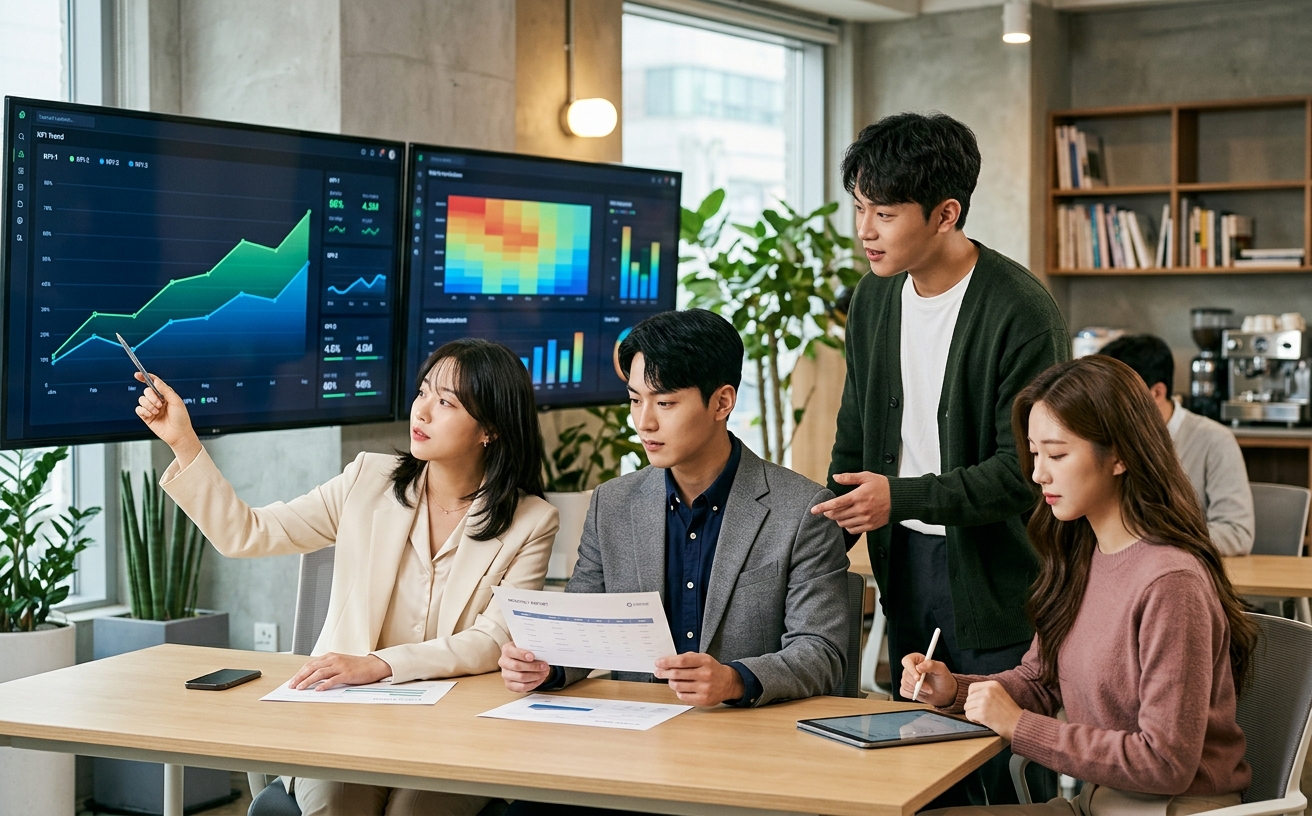 AI 운영 + 월간 리포트